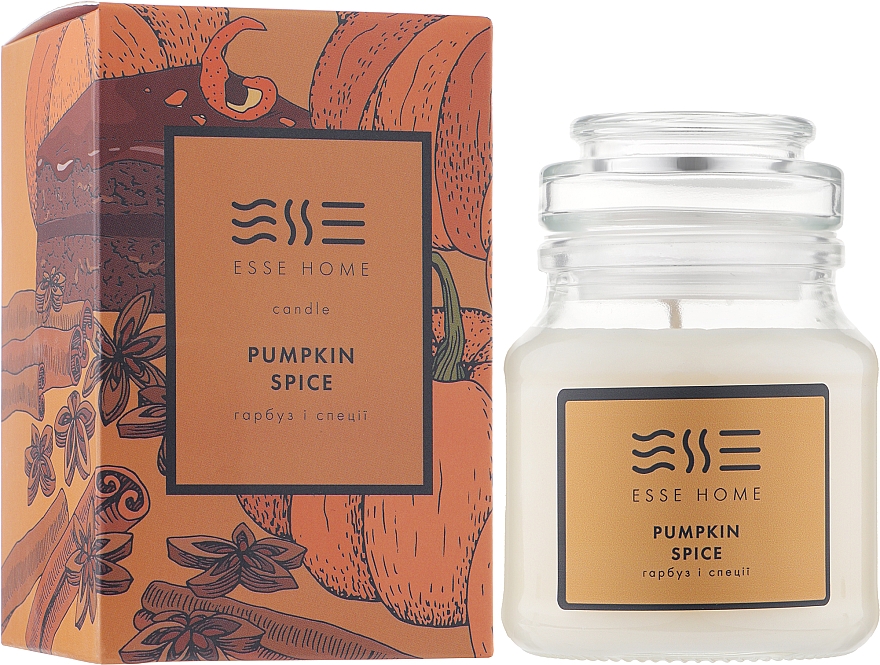 Duftkerze Gewürze und Kürbis - Esse Home Pumpkin & Sice Candle — Bild N1