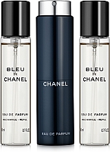 Düfte, Parfümerie und Kosmetik Chanel Bleu de Chanel - Eau de Parfum (2x20ml Refill + 1x20ml Parfümzerstäuber)