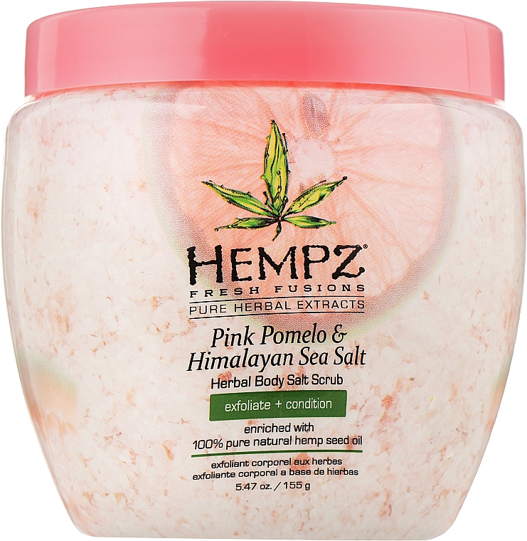 Körperpeeling Pampelmuse und Himalaya-Salz - Hempz Pink Pomelo & Himalayan Sea Salt Herbal Body Salt Scrub — Bild N1