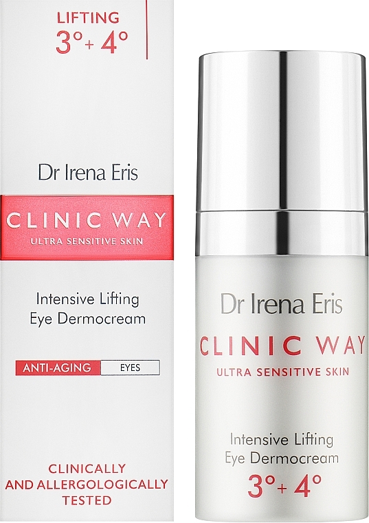 Anti-Falten Creme für die Haut rund um die Augen mit Peptiden - Dr Irena Eris Clinic Way 3°-4° anti-wrinkle skin care around the eyes — Bild N2