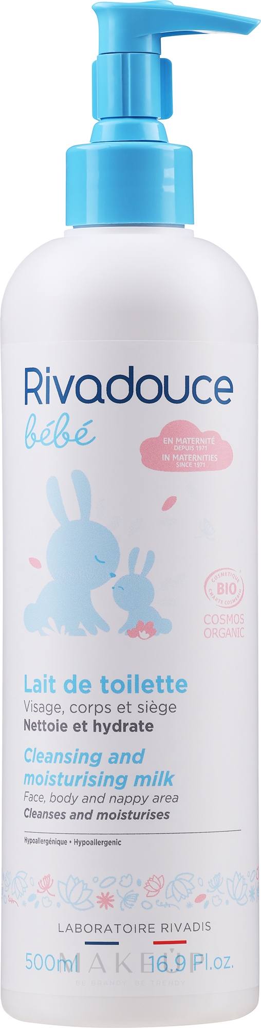 Körperreinigungsmilch für Babys - Rivadouce Bebe Cleansing Milk — Bild 500 ml