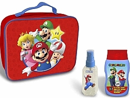 Düfte, Parfümerie und Kosmetik Set - Lorenay Super Mario (bubble bath-shampoo/200ml + b/spray/90ml + bag)