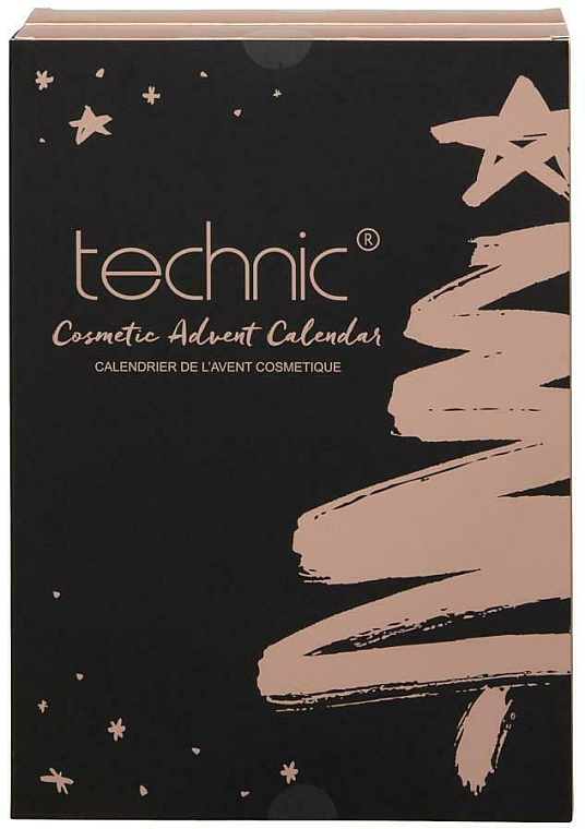 Adventskalender-Set 24 St. - Technic Cosmetics Advent Calendar Make Up Beauty Gift Christmas — Bild N1