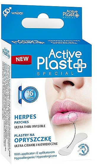 Lippenherpes-Pflaster - Ntrade Active Plast Special Herpes Patches — Bild N1