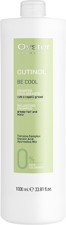 Shampoo für fettiges Haar und Kopfhaut - Oyster Cosmetics Cutinol Be Cool Shampoo — Bild N4