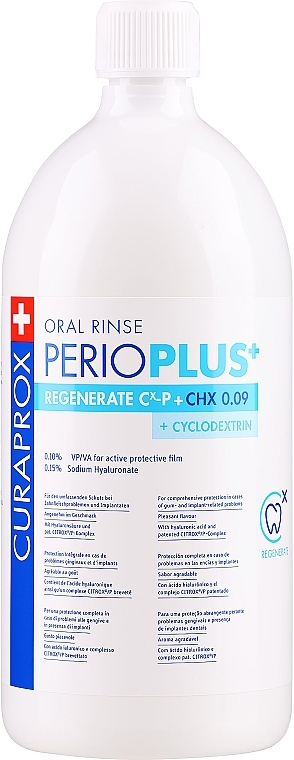 Mundwasser - Curaprox Perio Plus + Regenerate CHX 0,09% — Bild N1