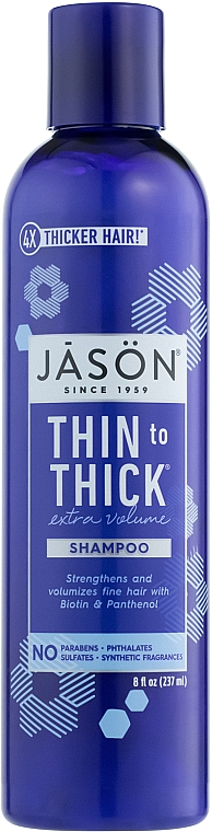 Shampoo - Jason Natural Cosmetics Thin-to-Thick Shampoo