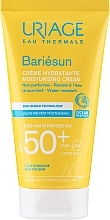 Parfümfreie Feuchtigkeitscreme mit Sonnenschutz - Uriage Bariesun Moisturuzing Cream Unscented SPF50+  — Bild N2