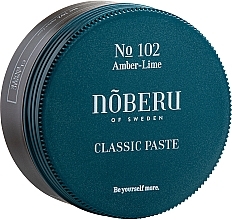 Haarstylingpaste - Noberu of Sweden №102 Amber Lime Classic Paste — Bild N1