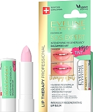 Düfte, Parfümerie und Kosmetik Intensiv regenerierender Lippenbalsam rosa - Eveline Cosmetics Sos Expert Rose Tint Lip Balm