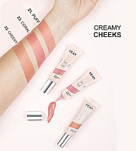 Creme-Rouge für das Gesicht - Hean Creamy Cheeks Long Wear Blush — Bild N2