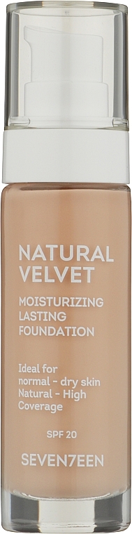 Foundation - Seventeen Natural Velvet Moisturizing Lasting Foundation — Bild N1