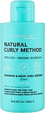 2in1 Shampoo und Maske für lockiges Haar  - Somnis & Hair Shampoo & Mask Curly Method  — Bild N1