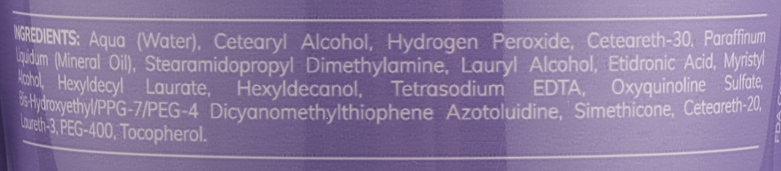 Violettes Creme-Oxidationsmittel gegen Gelbstich 1,5% - Fanola No Yellow Purple Oxidizing Cream (5 Vol) — Bild N2