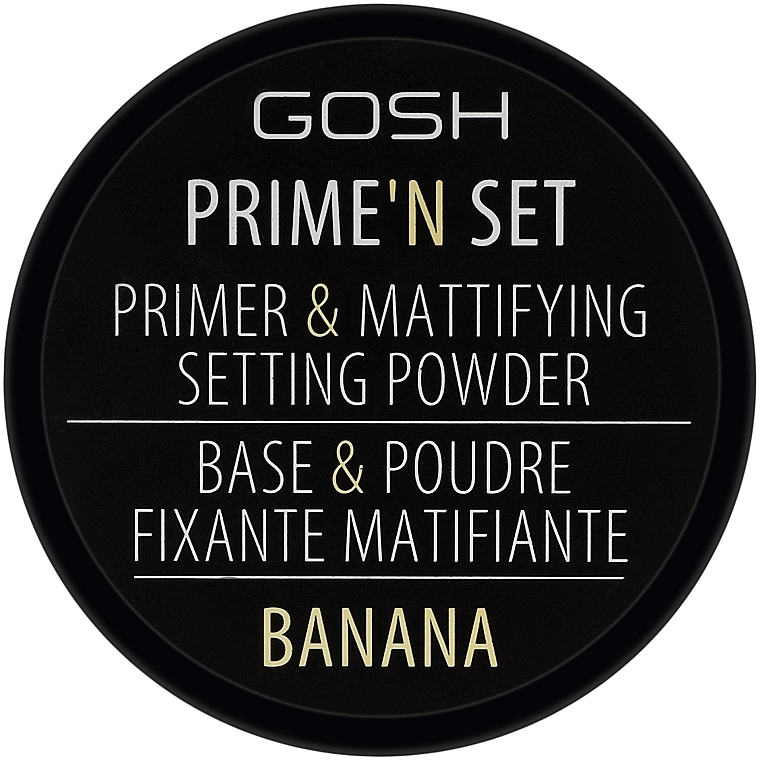 Primer und mattierender Puder mit Hyaluronsäure - Gosh Prime'n Set Powder — Foto N2