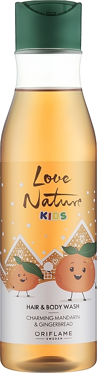 Babygel mit Mandarinen- und Lebkuchenduft für die Haar- und Körperpflege - Oriflame Love Nature Kids — Bild N1
