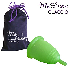 Düfte, Parfümerie und Kosmetik Menstruationstasse Größe L grün - MeLuna Classic Menstrual Cup