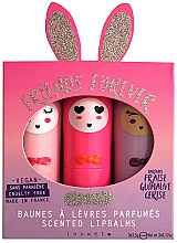 Düfte, Parfümerie und Kosmetik Inuwet Bunny Lip Balm Trio Fruity - Inuwet Bunny Lip Balm Trio Fruity (3x3.5g)