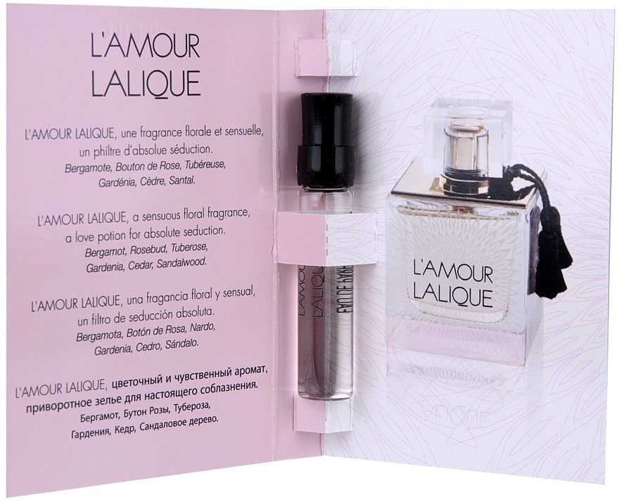 GESCHENK! Lalique L'Amour - Eau de Parfum (Probe) — Bild N2