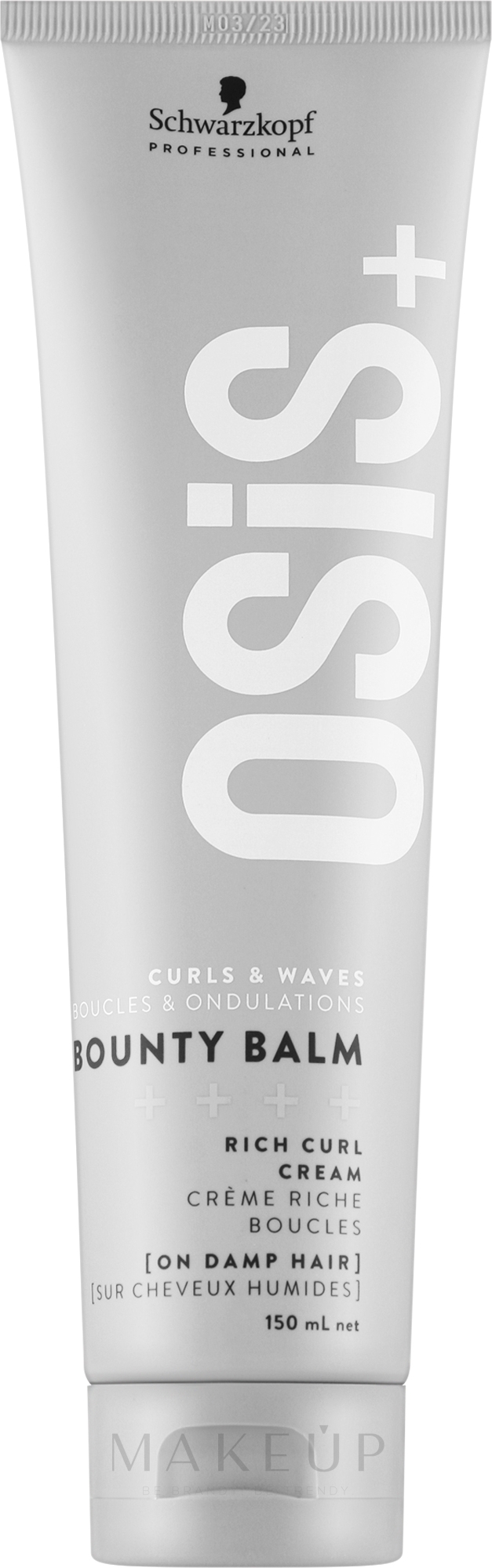 Lockencreme für das Haar - Schwarzkopf Professional Osis+ Bounty Balm Rich Curl Cream — Bild 150 ml