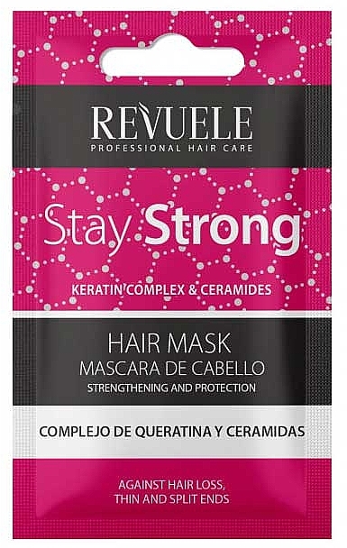 Maske gegen Haarausfall - Revuele Anti-hair Loss And split Ends Hair Mask Stay Strong — Bild N1