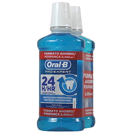 Mundspülungen-Set - Oral-B Pro-expert Professional Protection 24 Hour (mouthwash/2x500ml) — Bild N1