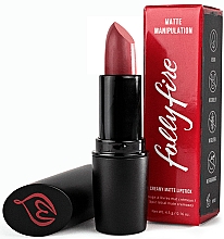 Düfte, Parfümerie und Kosmetik Mattierender Lippenstift - Folly Fire Matte Manipulation Creamy Matte Lipstick 