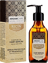 Düfte, Parfümerie und Kosmetik Serum zum Haarwachstum mit Rizinusöl - Arganicare Castor Oil Hair Serum