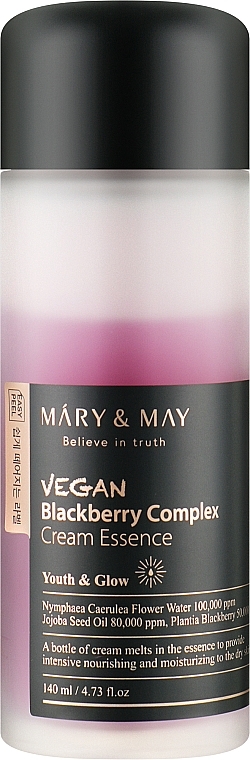 Essenzcreme für das Gesicht - Mary & May Vegan Blackberry Complex Cream Essence — Bild N1