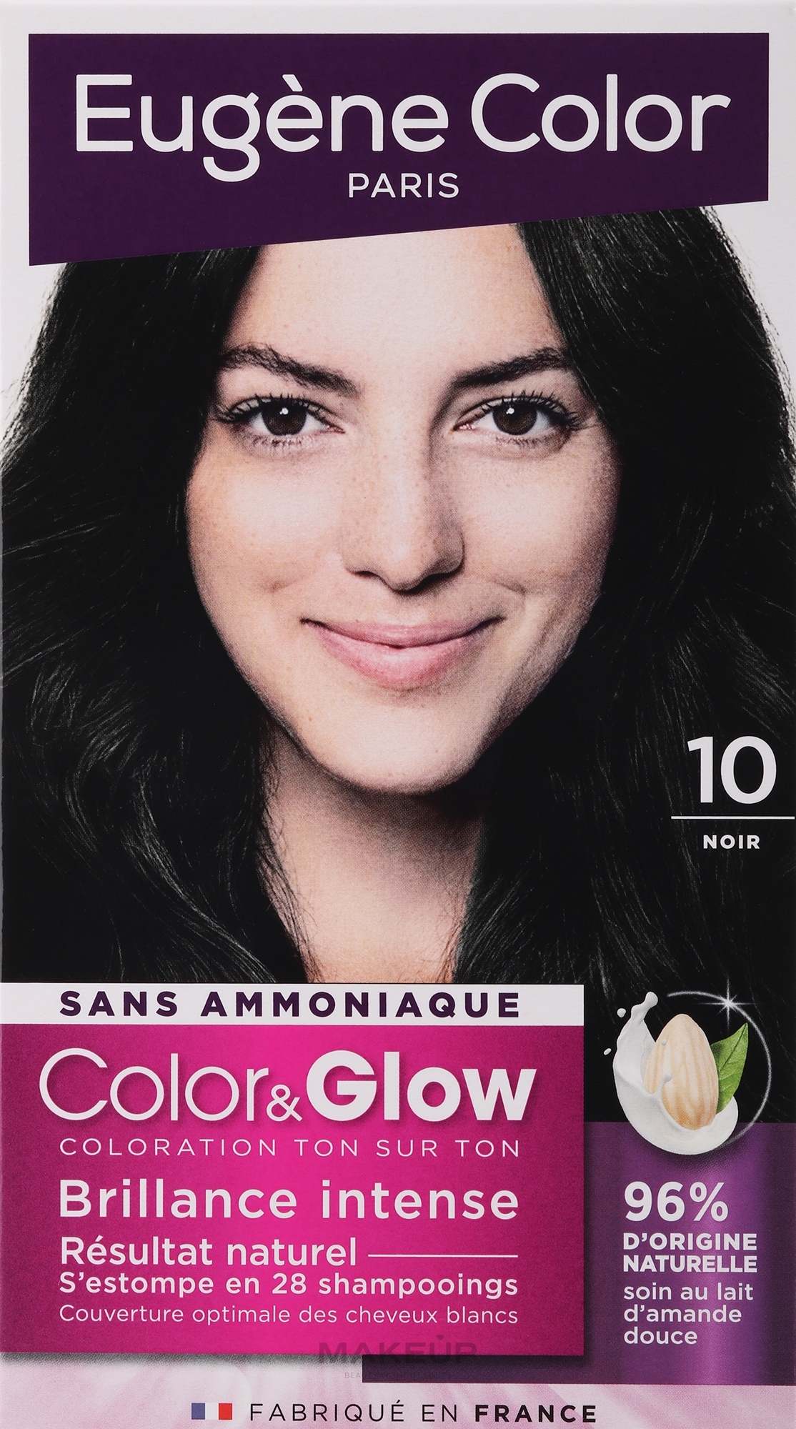 Haarfärbemittel ohne Ammoniak - Eugene Perma Eugene Color Color & Glow  — Bild 10 - Black