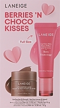 Düfte, Parfümerie und Kosmetik Laneige Berries`N Choco Kisses Lip Duo Set (Lippenbalsam 10 ml + Lippenmaske 8 g) - Set