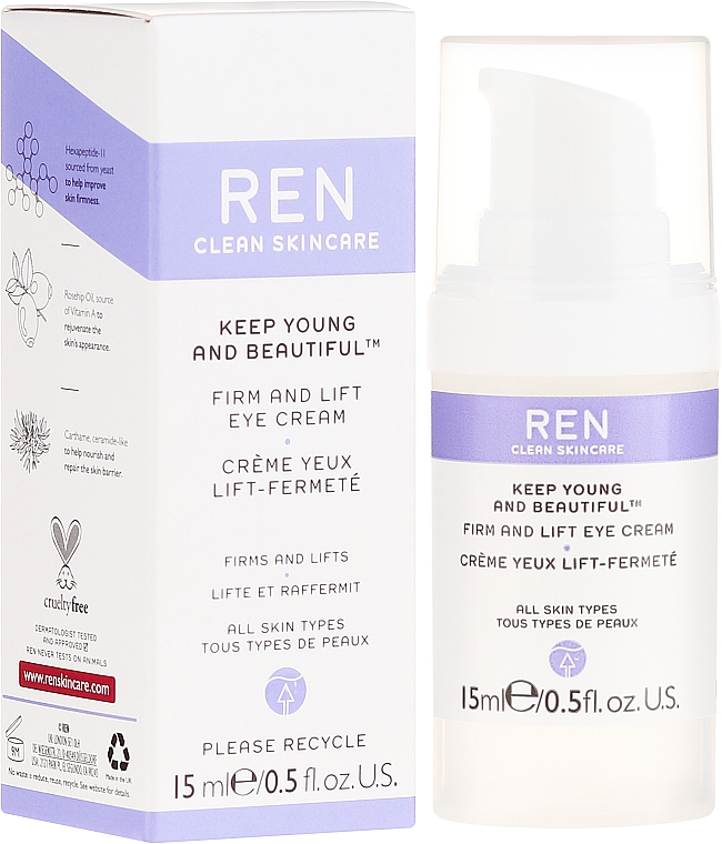 Revitalisierende Anti-Aging-Creme für die Augenpartie - Ren Keep Young and Beautiful Firm and Lift Eye Cream — Bild N1