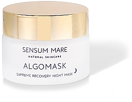 Düfte, Parfümerie und Kosmetik Hydrostabilisierende und regenerierende Anti-Falten Gesichtscreme-Maske für die Nacht - Sensum Mare Algomask