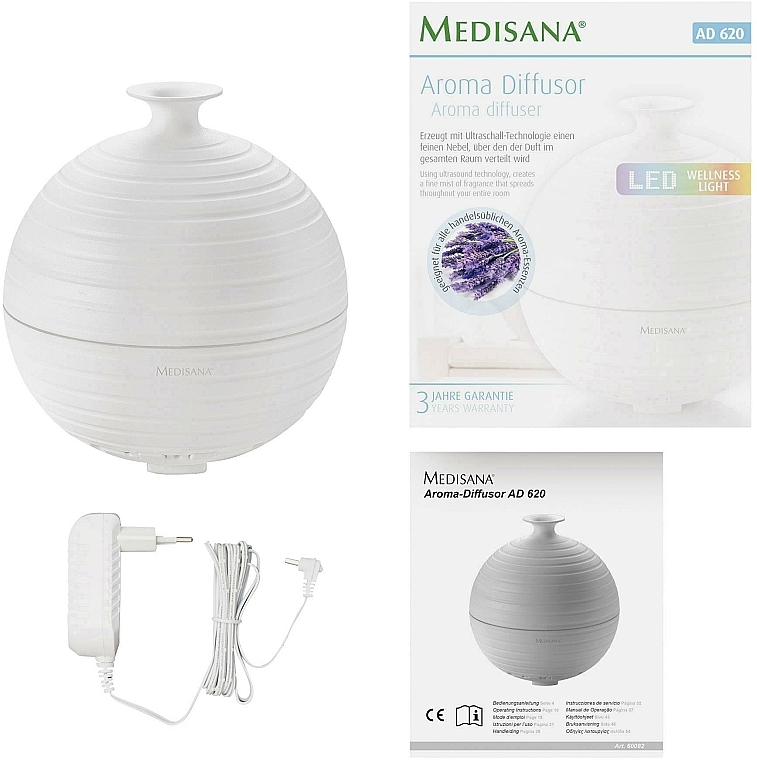 Ultraschall-Aroma-Diffusor AD 620 - Medisana — Bild N2