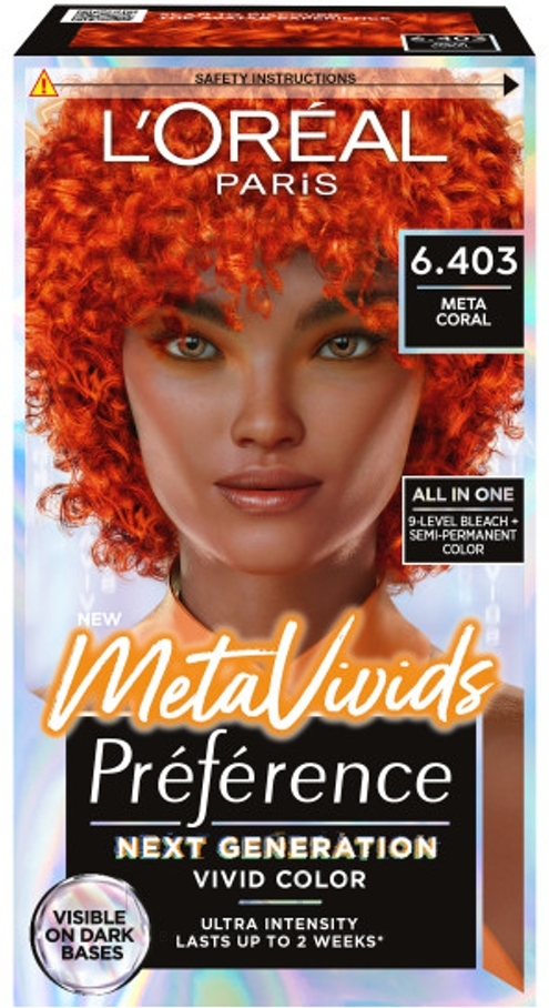 Haarfarbe - L'Oreal Paris Preference Vivid Color MetaVivids  — Bild 6.403 - Meta Coral