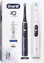 Set - Oral-B iO Series 7 Duo Pack Black Onyx/White (toothbrushes/2pcs) — Bild N1