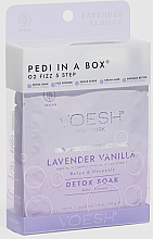 Düfte, Parfümerie und Kosmetik Pediküre-Set - Voesh Pedi In A Box O2 Fizz 5 Step Lavender Vanilla