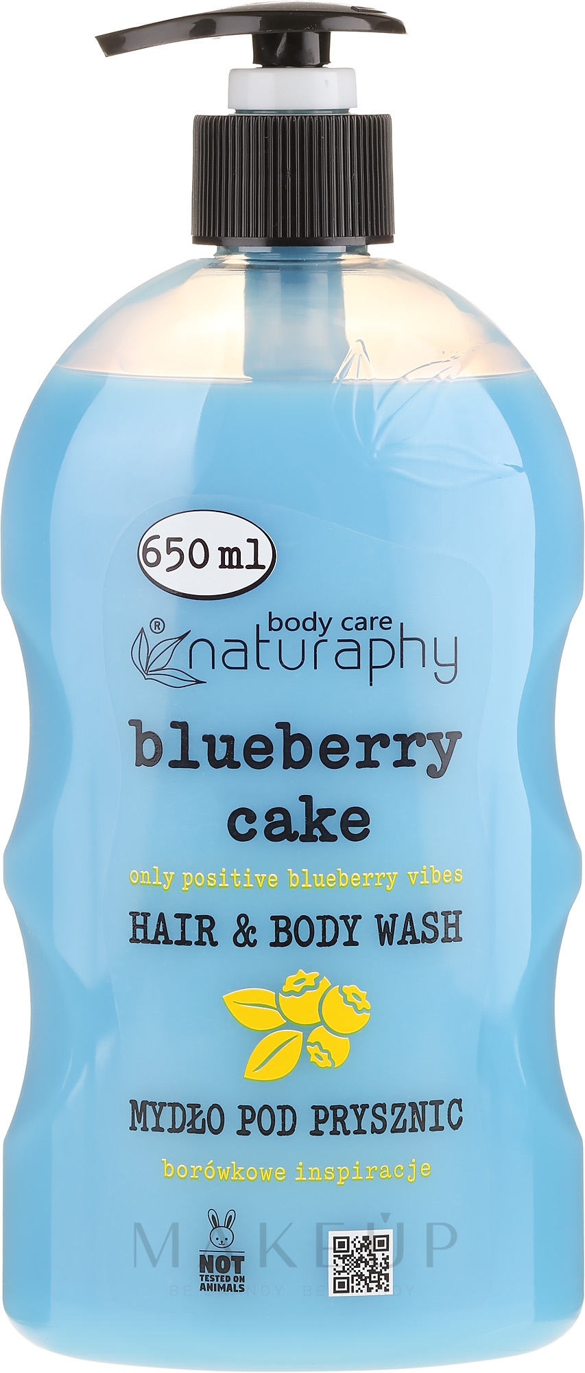 Duschgel für Haar und Körper Blaubeere & Aloe Vera - Naturaphy — Bild 650 ml