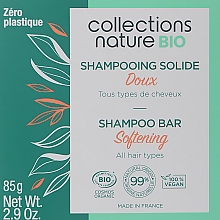 Festes feuchtigkeitsspendendes Shampoo - Eugene Perma Collections Nature Bio Organic Solid Shampoo — Bild N1