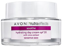 Feuchtigkeitsspendende Tagescreme mit beruhigendem Effekt für empfindliche Haut SPF 20 - Avon Nutra Effects Soothe Hydrating Day Cream SPF 20 — Bild N1