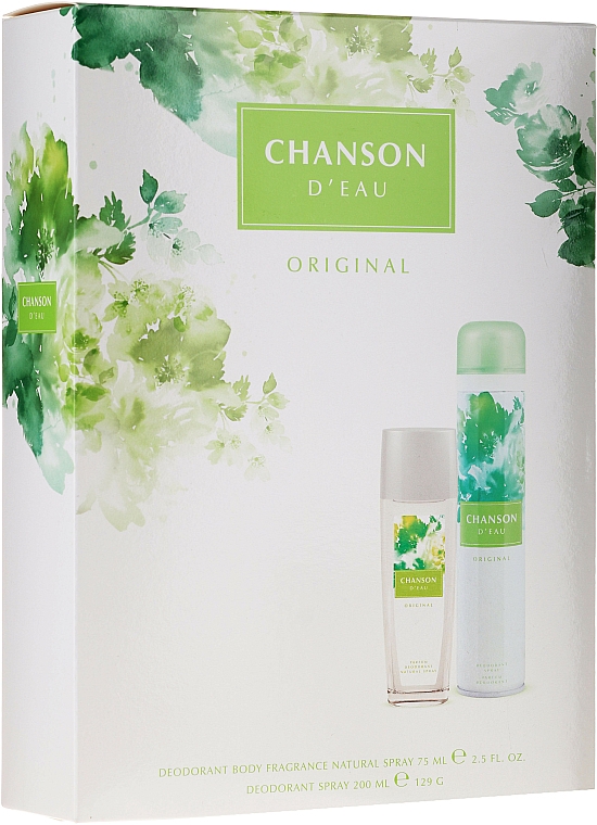 Chanson D'eau Original - Körperpflegeset (Körperspray 75ml + Deodorant 200ml)