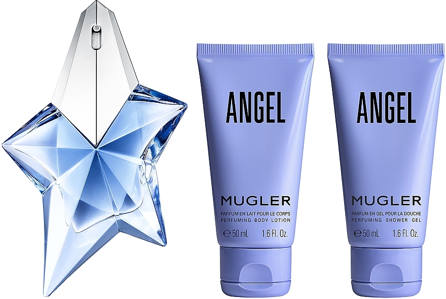 Thierry Mugler Angel  - Duftset (Eau de Parfum 25ml + Körperlotion 50ml + Duschgel 50ml)  — Bild N2