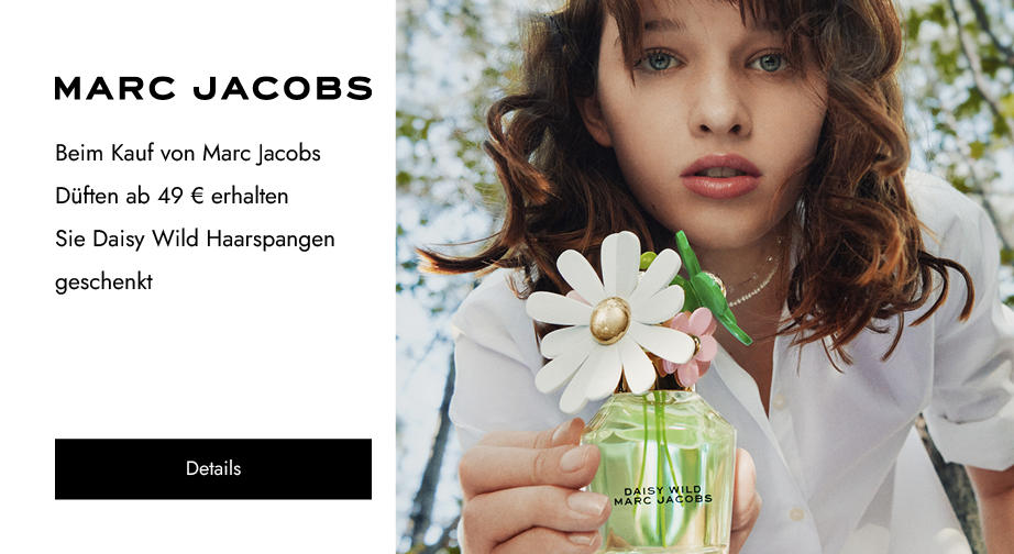 Beim Kauf von Marc Jacobs Düften ab 49 € erhalten Sie Daisy Wild Haarspangen geschenkt