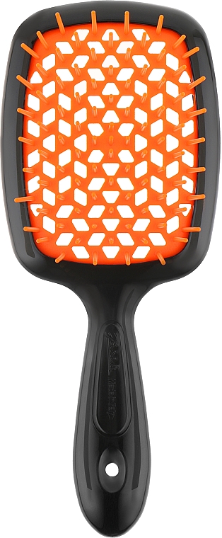 Haarbürste schwarz-orange - Janeke Superbrush — Bild N1