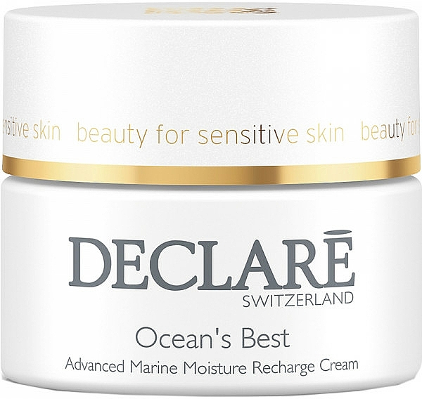 Feuchtigkeitsspendende Gesichtscreme mit Meeres-Mineralien, Algen- und Seetang-Extrakten - Declare Ocean's Best Advanced Marine Moisture Recharge Cream — Foto N1