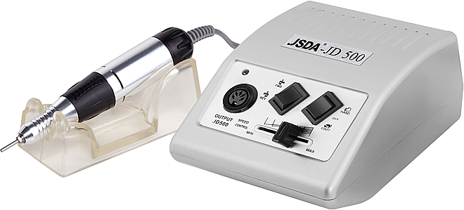 Elektrischer Nagelfräser für Maniküre und Pediküre JD 500 silbern - NeoNail Professional JSDA Nail Drill JD 500 Silver 35W — Bild N1