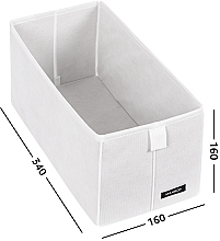 Aufbewahrungs-Organizer S weiß 34x16x16 cm Home - MAKEUP Drawer Underwear Cosmetic Organizer White — Bild N2