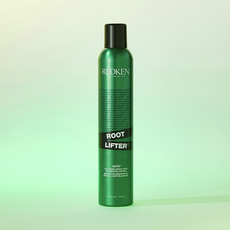 Schaumfestiger für Fülle und Volumen mit Anti-Frizz-Effekt - Redken Guts 10 Volume Boosting Spray Foam for Unisex — Bild N2