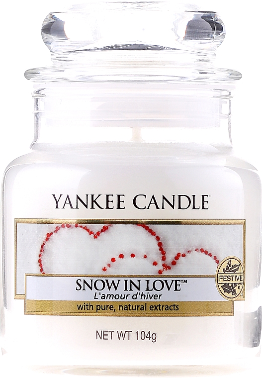 Duftkerze im Glas Snow In Love - Yankee Candle Snow In Love Jar — Bild N1
