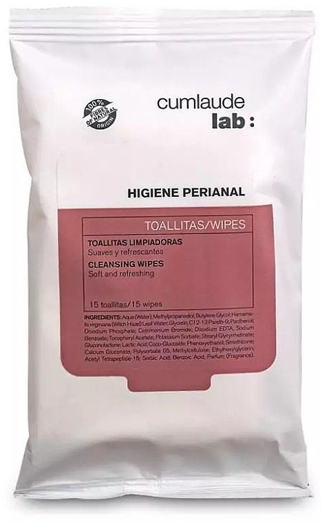 Feuchttücher für die Intimhygiene - Cumlaude Lab Hygiene Perianal Wipes — Bild N1